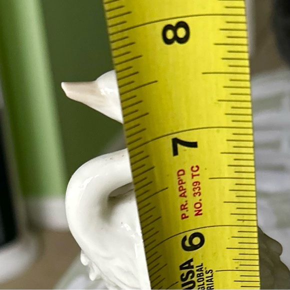 VTG Marsh Bird White Egret Musical Figurine Cottagecore Cabin Accent Decor - Picture 7 of 8